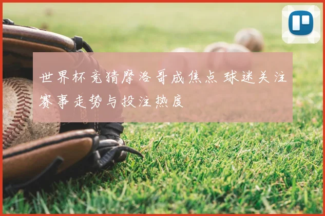 世界杯竞猜摩洛哥成焦点 球迷关注赛事走势与投注热度
