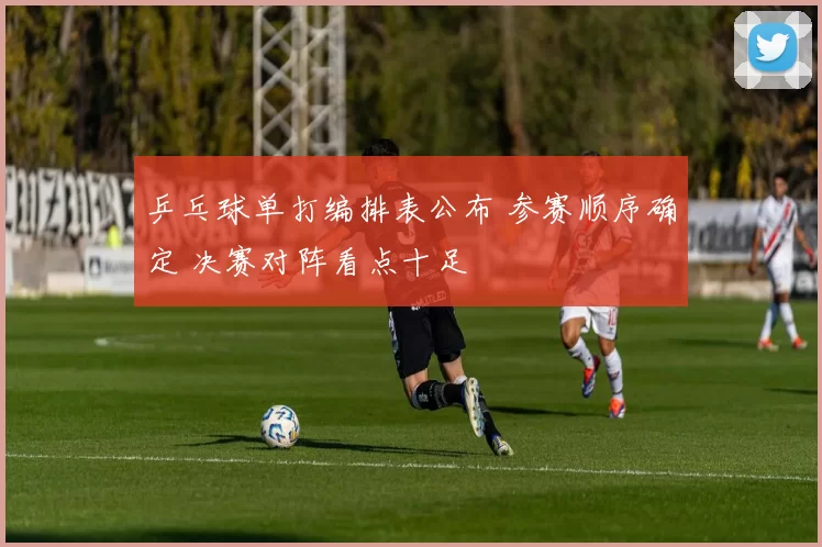 乒乓球单打编排表公布 参赛顺序确定 决赛对阵看点十足